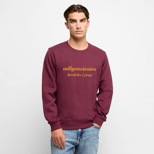 Sportlicher Lifestyle Premium Sweatshirt - burgundy
