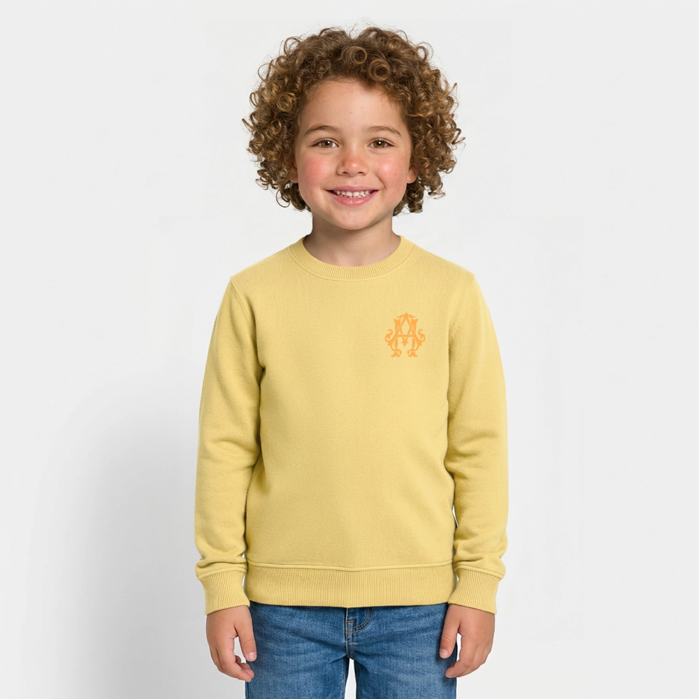 adligemotivation Premium Logo Kinder Sweatshirt - viva yellow 