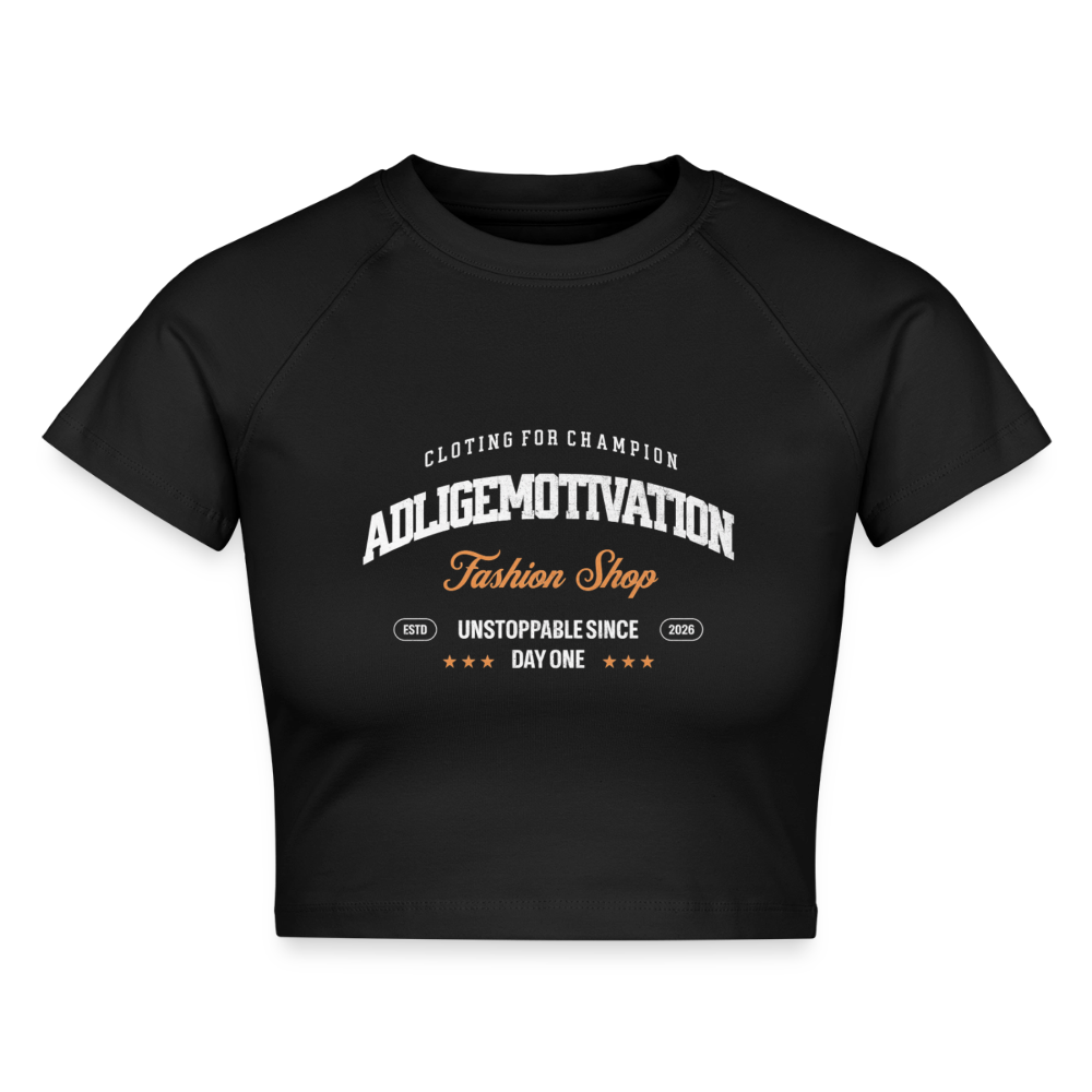 CLOTING FOR CHAMPION Cropped T-Shirt - black