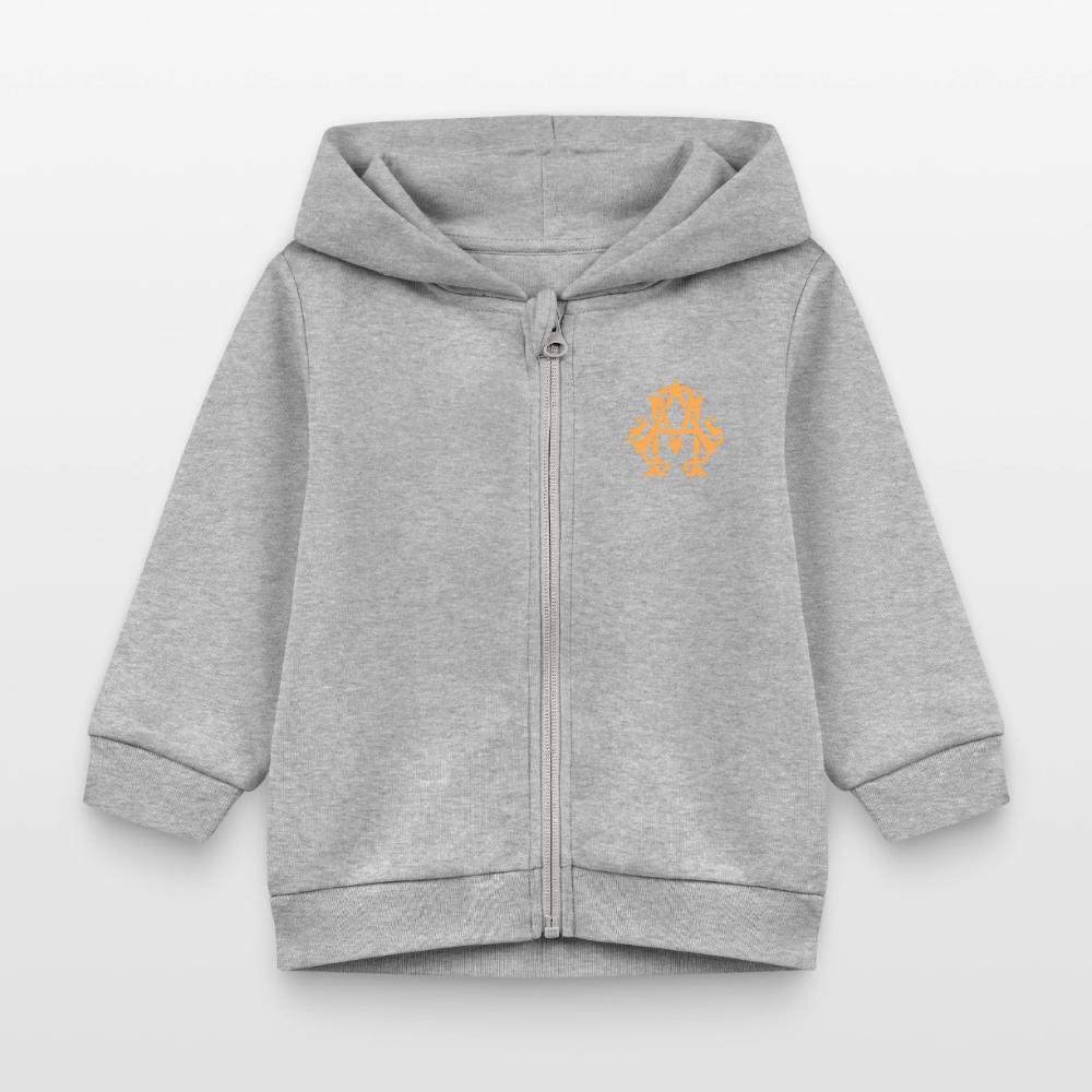 adligemotivation Premium Logo Baby Sweatjacke - heather grey