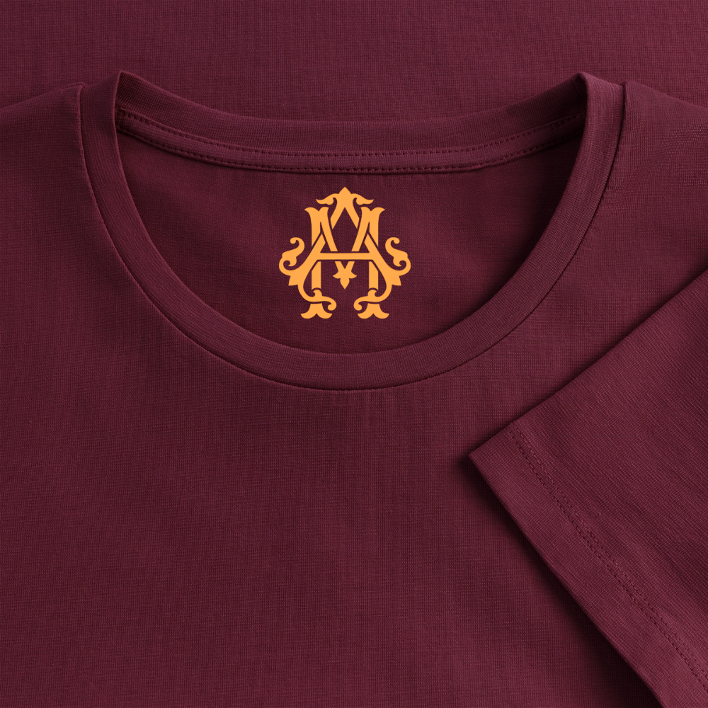 A.M.R Premium T-Shirt Woman - burgundy