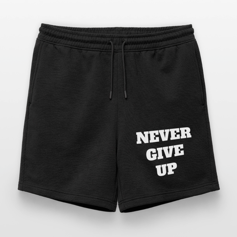 NEVER GIVE UP Premium Short - black