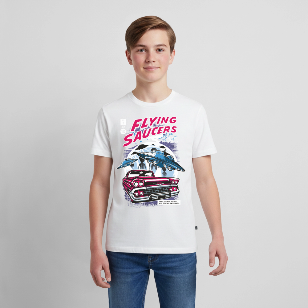 FLYING SAUCERS Premium Teenager T-Shirt - white
