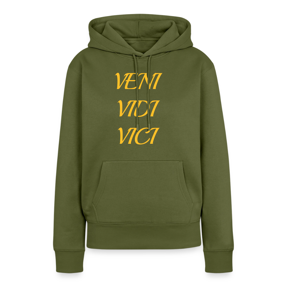 Veni, vidi, vici Premium Hoodie - khaki