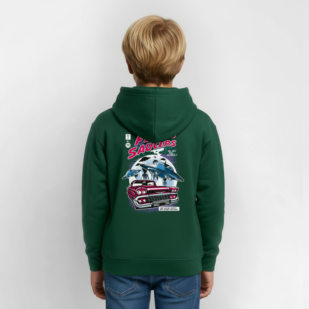FLYING SAUCERS Hoodie Teenager - bottle green