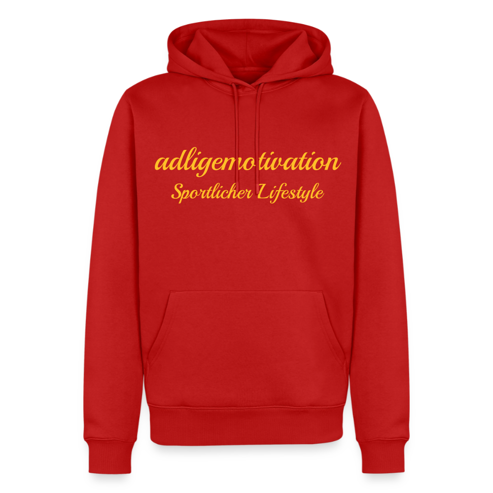 Sportlicher Lifestyle Premium Hoodie - red