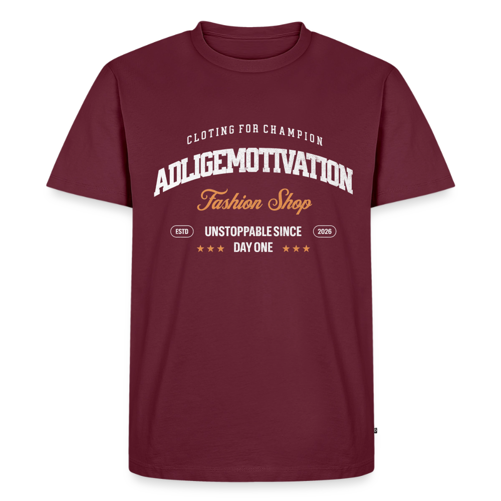 CLOTING FOR CHAMPION Premium T-Shirt - burgundy