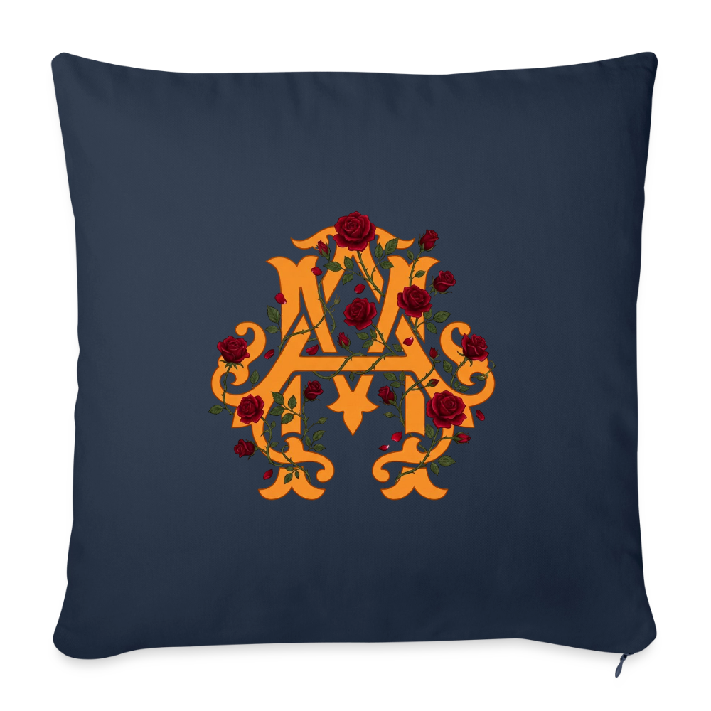 Rosen Logo Kissen 45cm x 45cm - navy