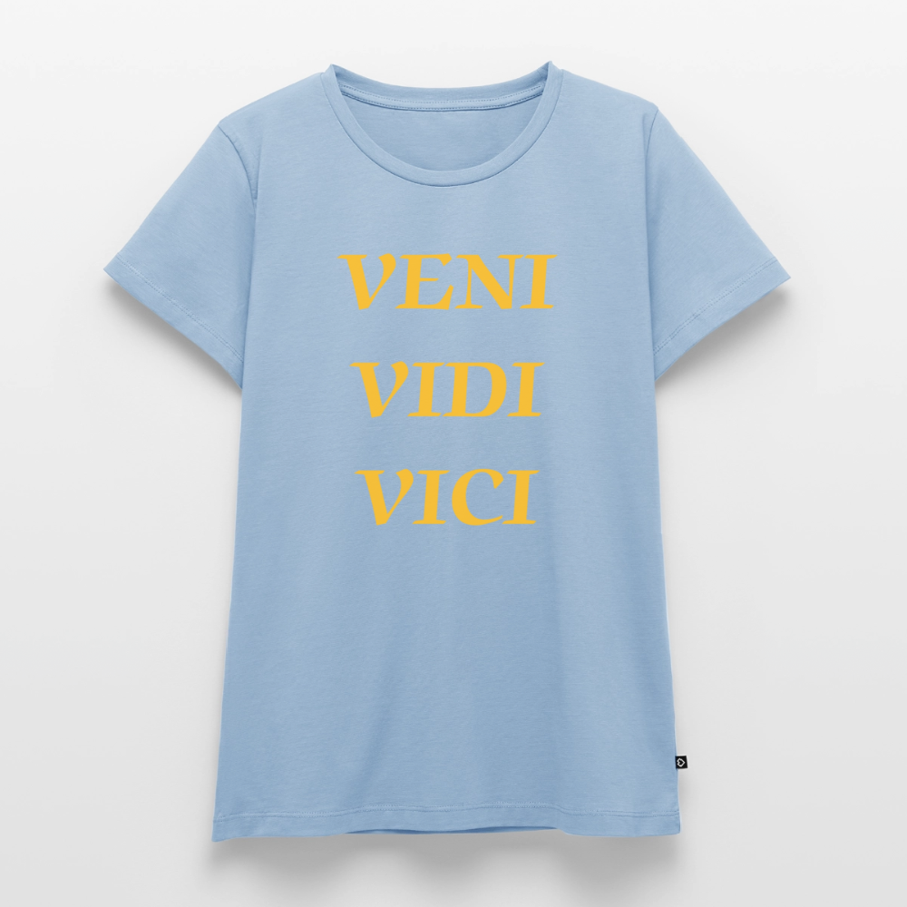 Veni, vidi, vici Premium T-Shirt Woman - light blue