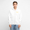 Dominus ist am Start Premium Sweatjacke - white