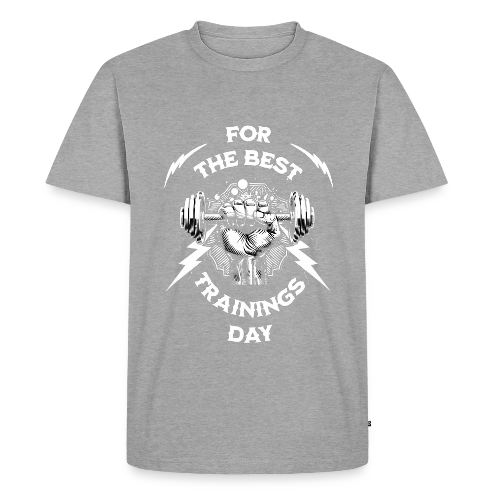 FOR THE BEST Premium T-Shirt - heather grey