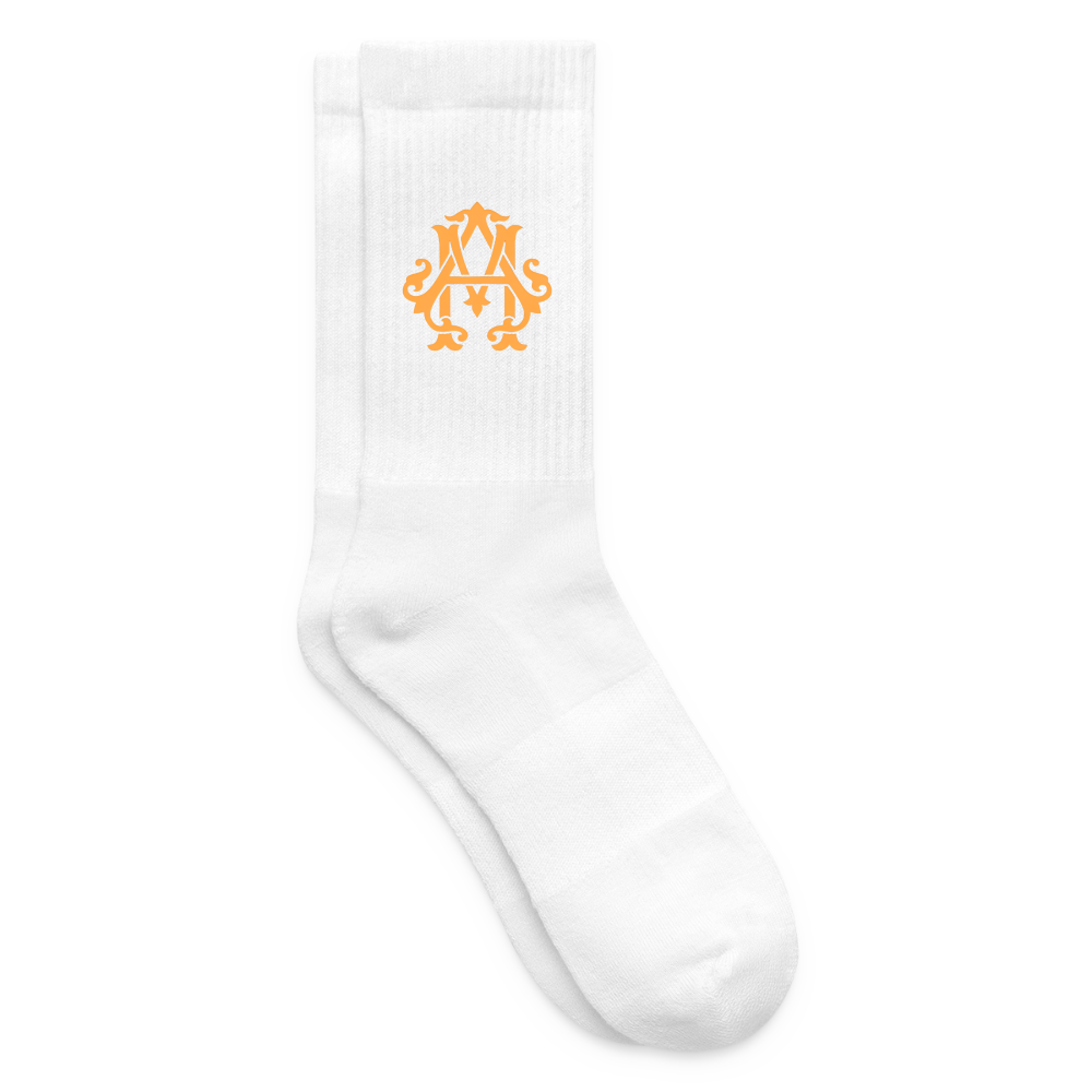 adligemotivations Logo Tennissocken - white