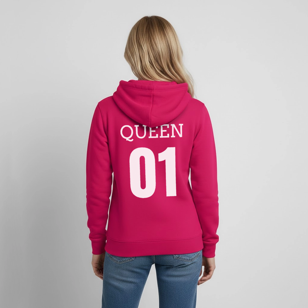 Dreamteam Hoodie - dark pink