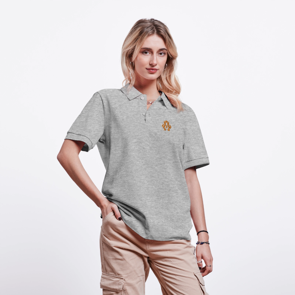 adligemotivations Logo Premium Polo Shirt - heather grey