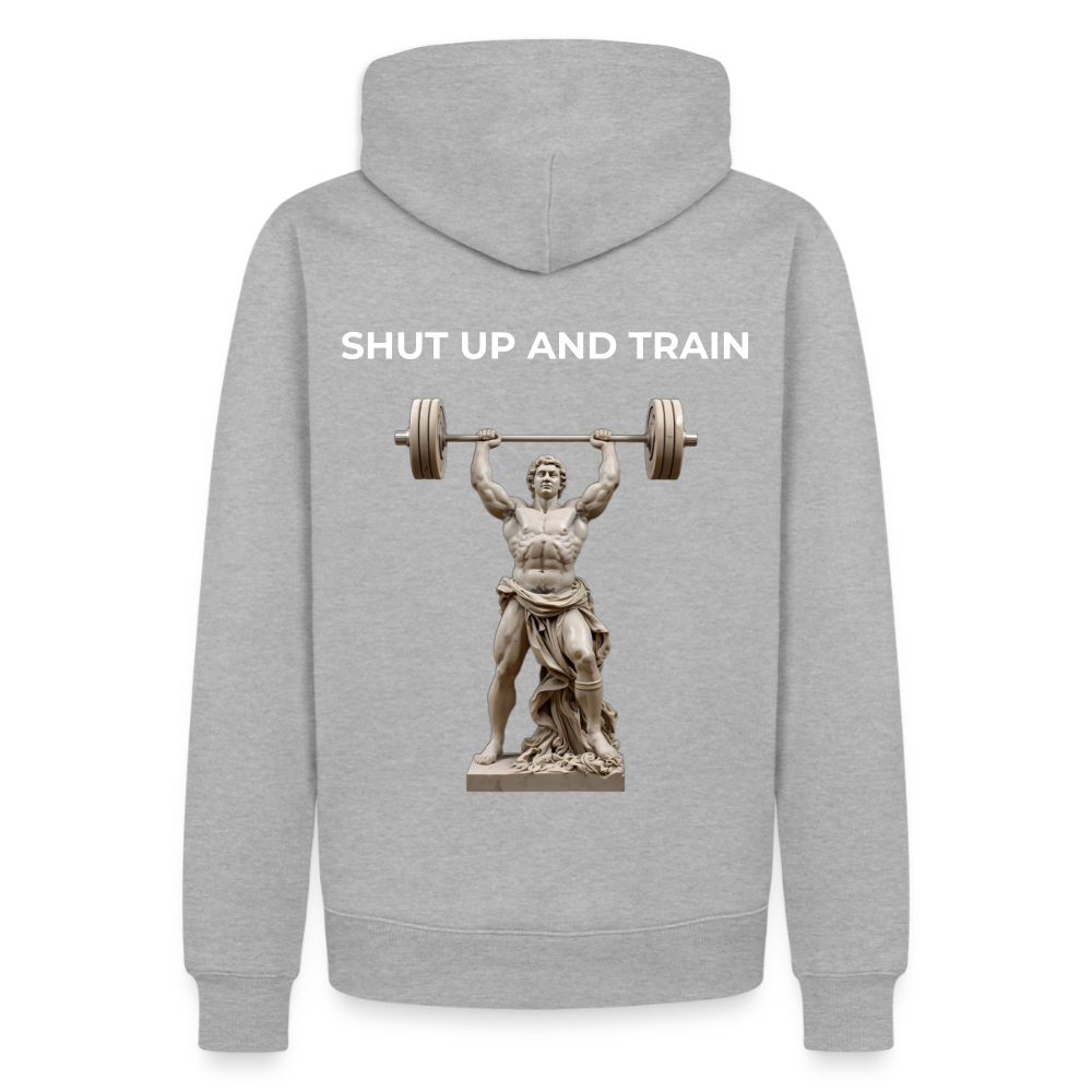 NO PAIN NO GAIN Premium Hoodie - heather grey
