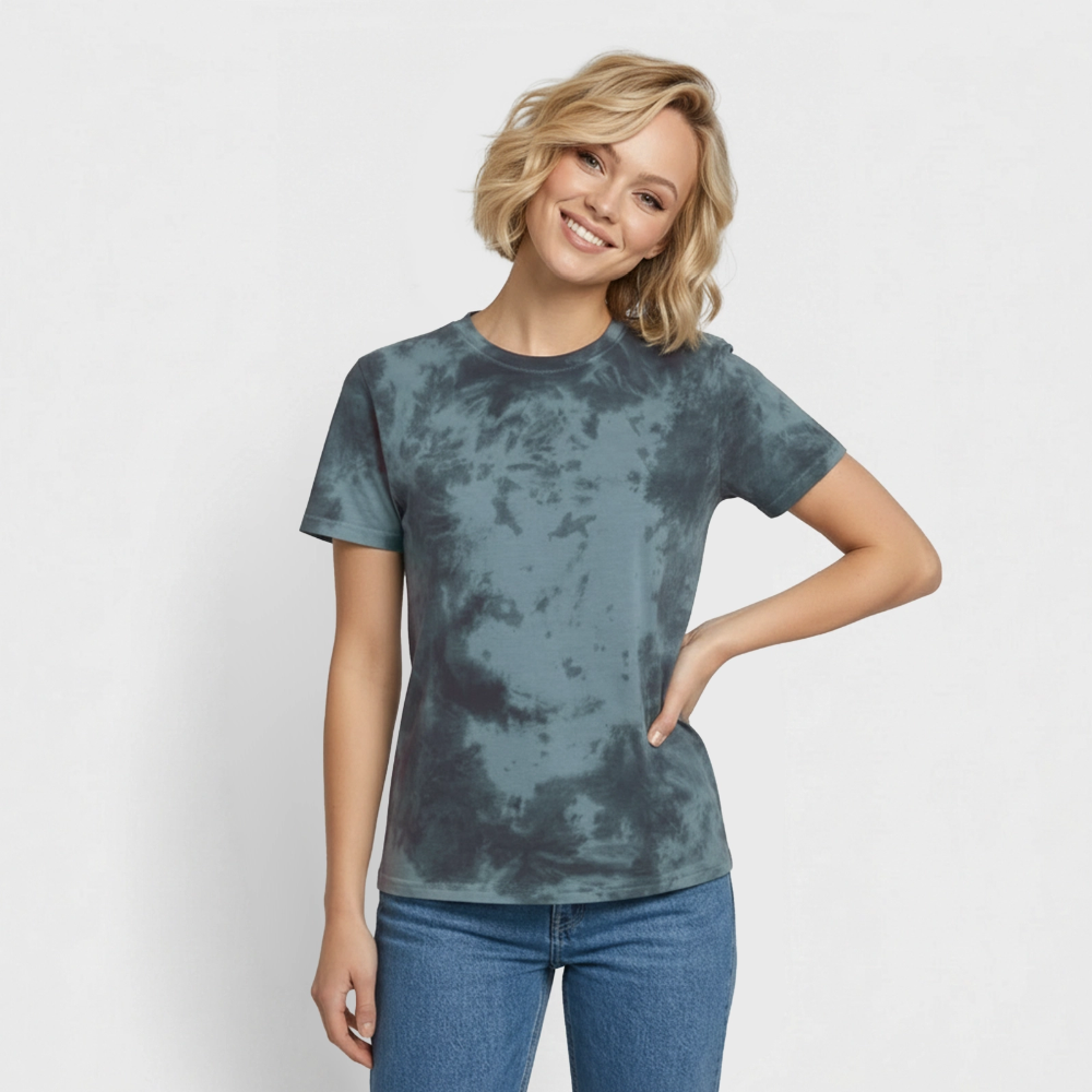 Tie-Dye T-Shirt - Black/Blue