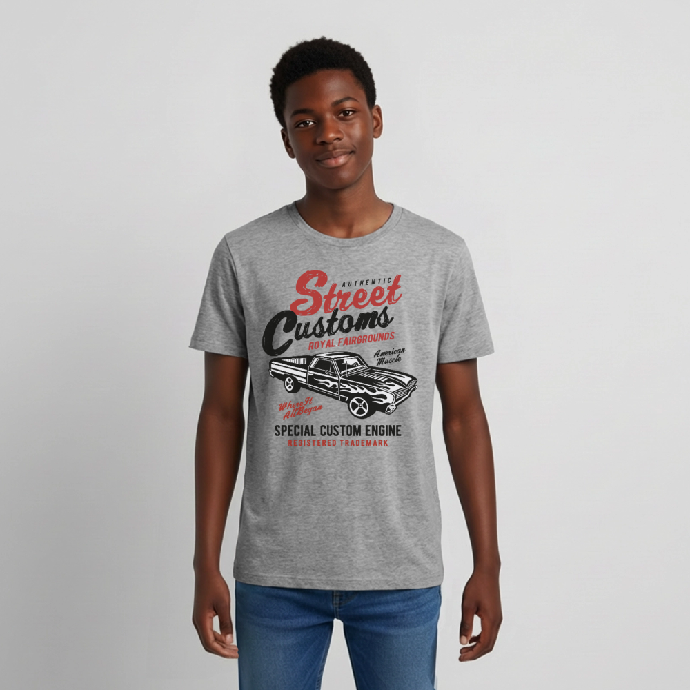 STREET CUSTOMS Premium Teenager T-Shirt - heather grey