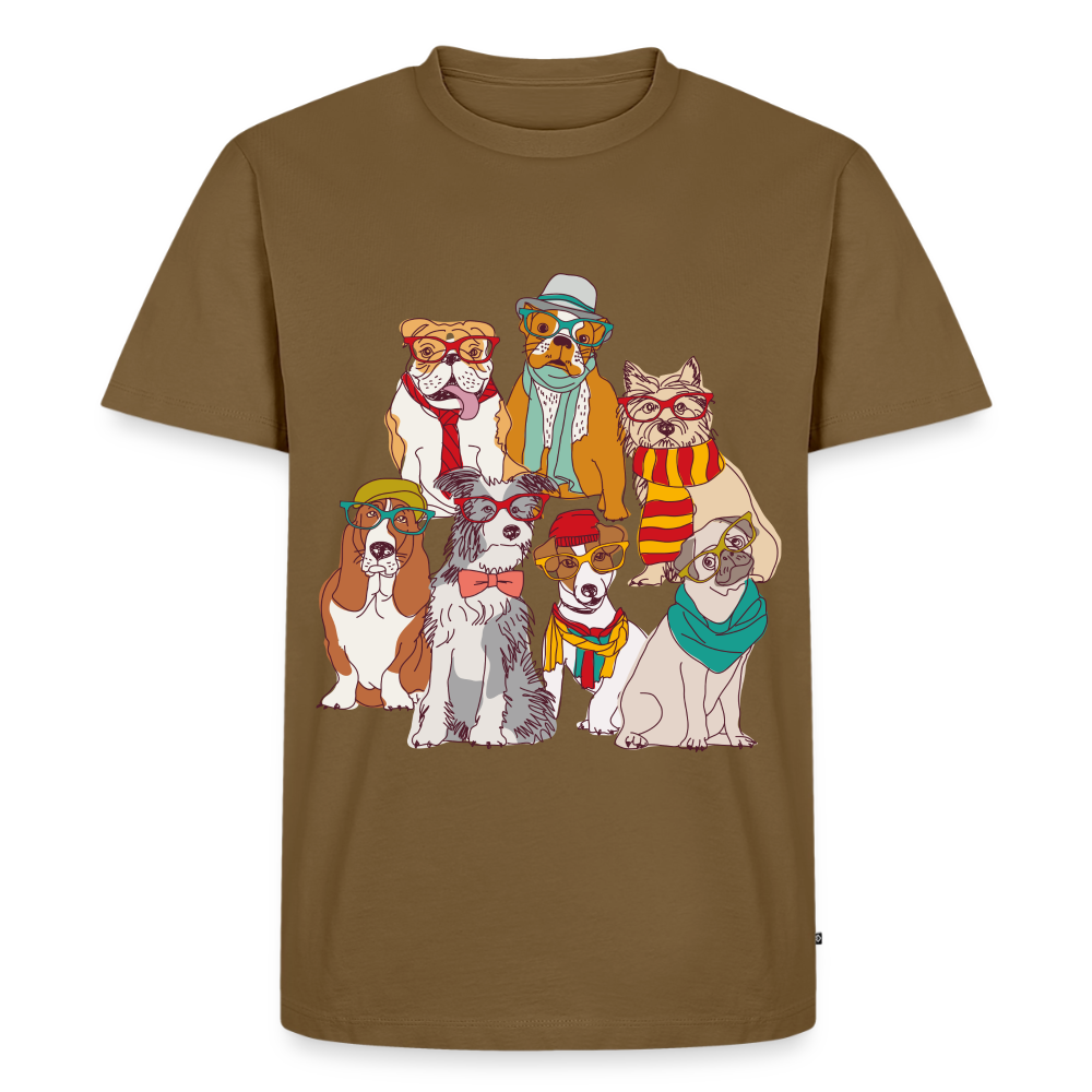 Hunde mit Brille Premium T-Shirt - nutshell