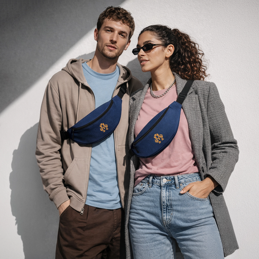 adligemotivations Logo Bauchtasche - navy
