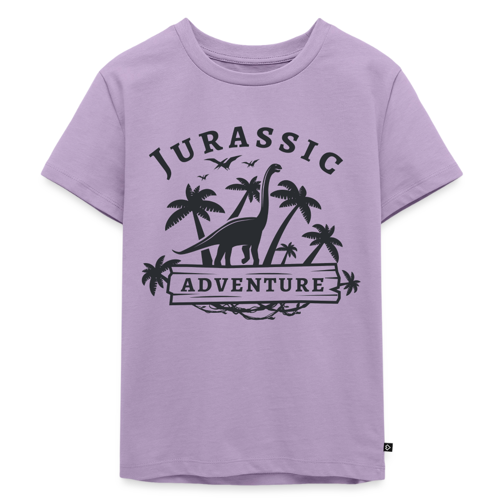 Dinosaurier Premium Kinder T-Shirt - lavender