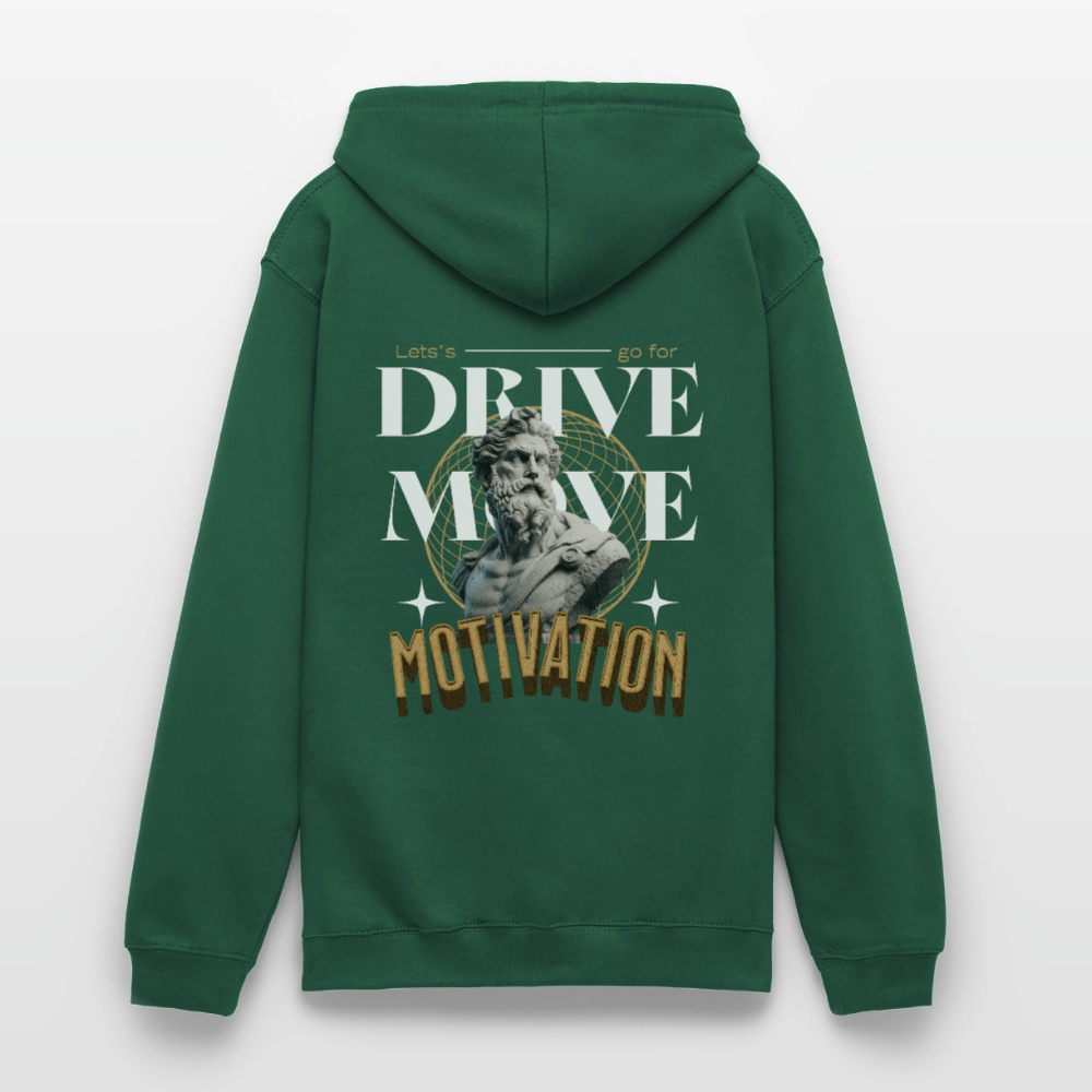 Motivation Hoodie - bottle green