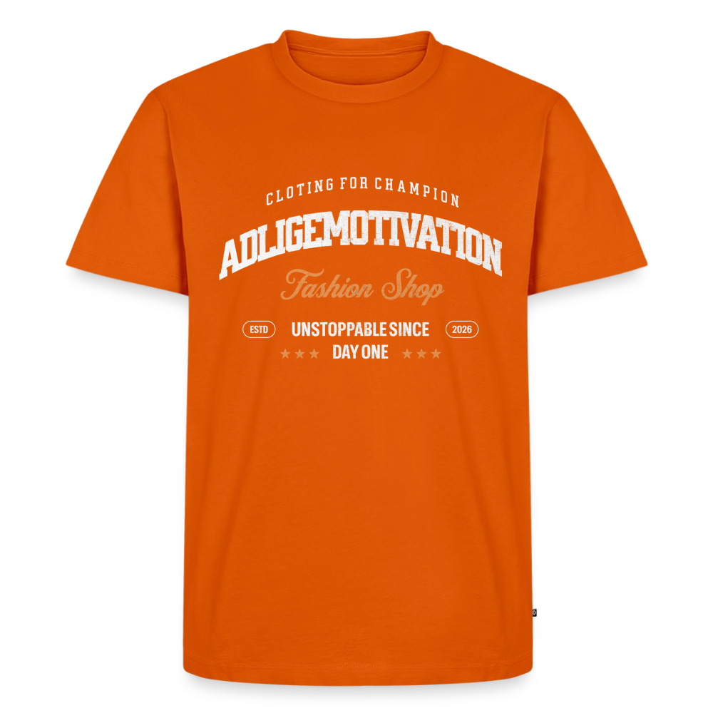 CLOTING FOR CHAMPION Premium T-Shirt - orange 