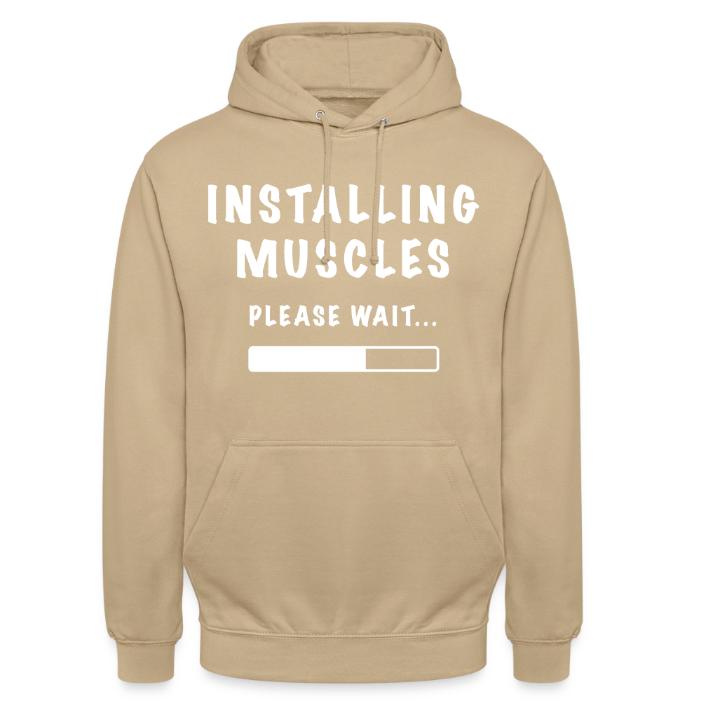 INSTALLUNG MUSCLES  Hoodie - beige