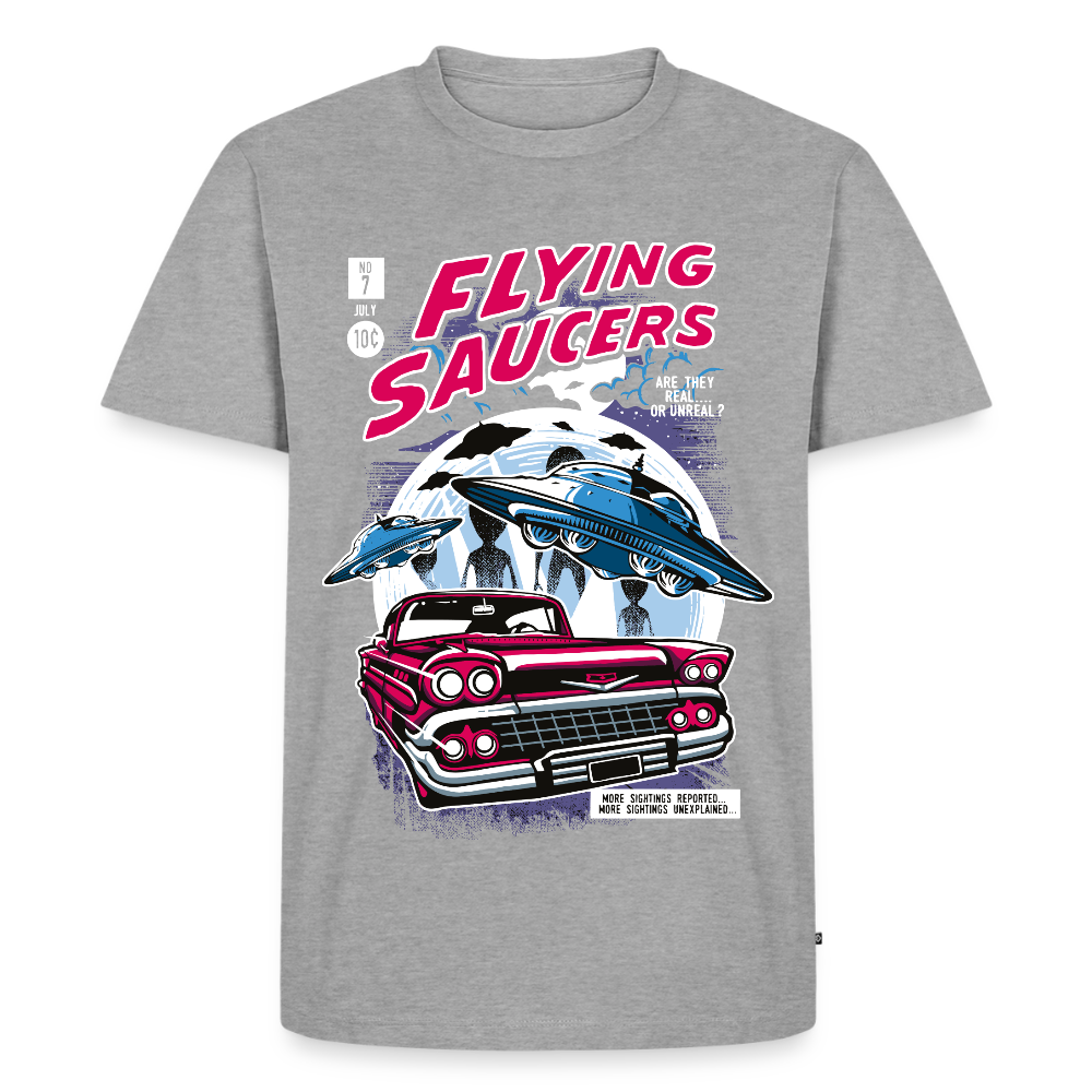 FLYING SAUCERS Premium T-Shirt - heather grey