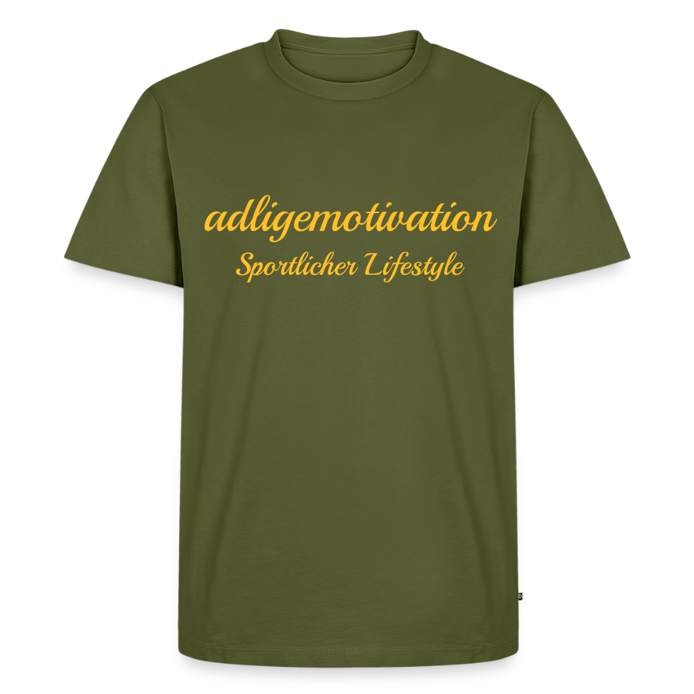 Sportlicher Lifestyle Premium T-Shirt - khaki