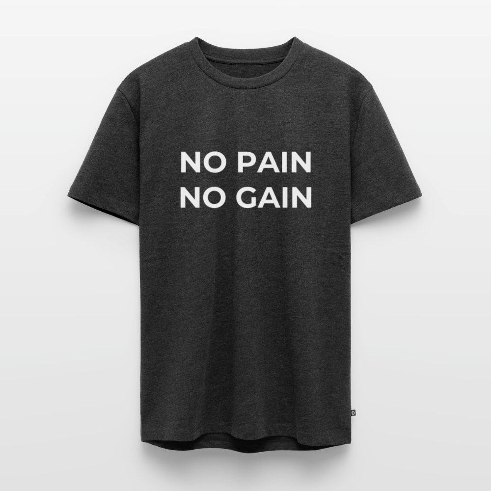 NO PAIN NO GAIN T-Shirt - heather anthracite