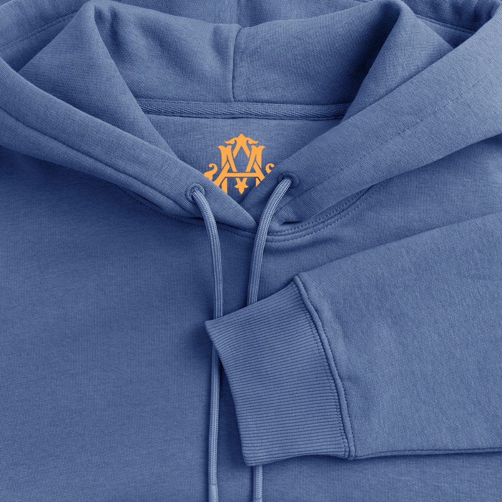 Dominus ist am Start Premium Hoodie - stone blue
