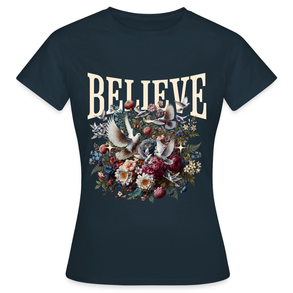 BELIEVE T-Shirt - navy