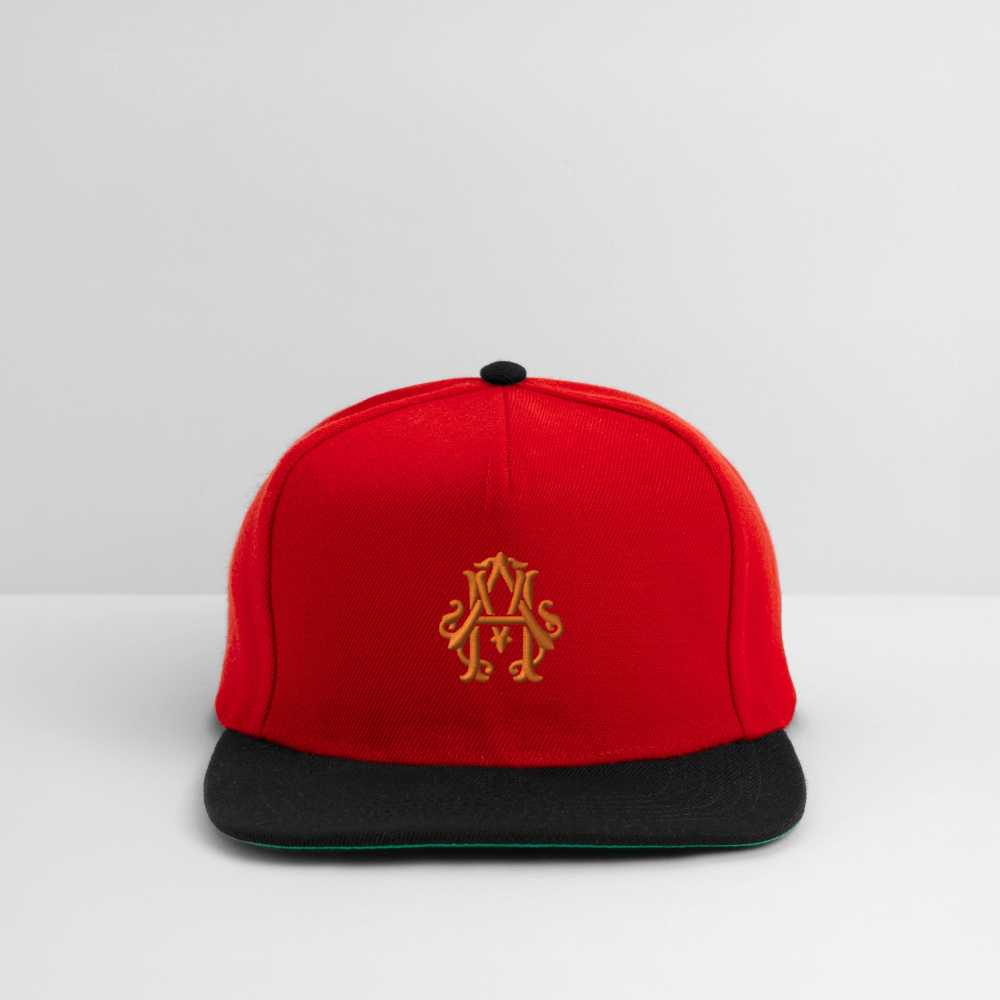 adligemotivations Logo SnapBack Cap - red/black