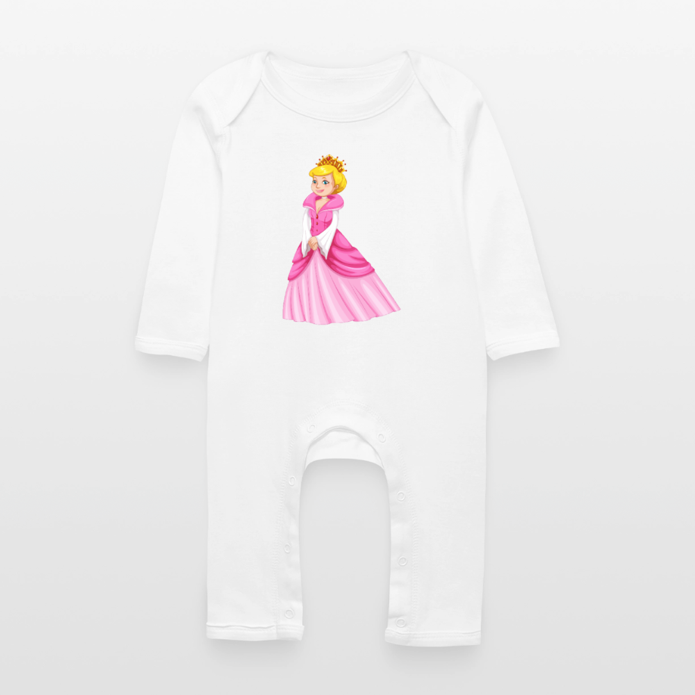 Prinzessin Premium Baby Strampler - white