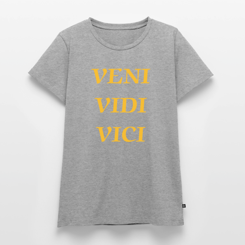 Veni, vidi, vici Premium T-Shirt Woman - heather grey