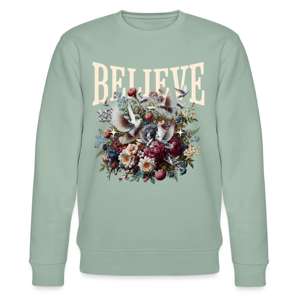 BELIEVE Premium Sweatshirt - aloe
