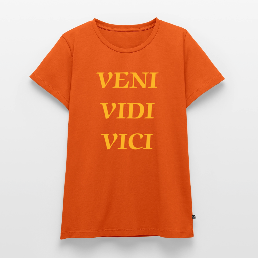 Veni, vidi, vici Premium T-Shirt Woman - orange 