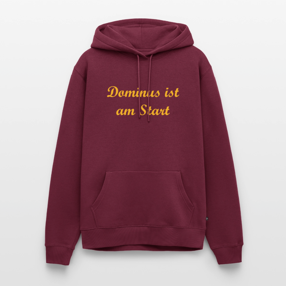Dominus ist am Start Premium Hoodie - burgundy
