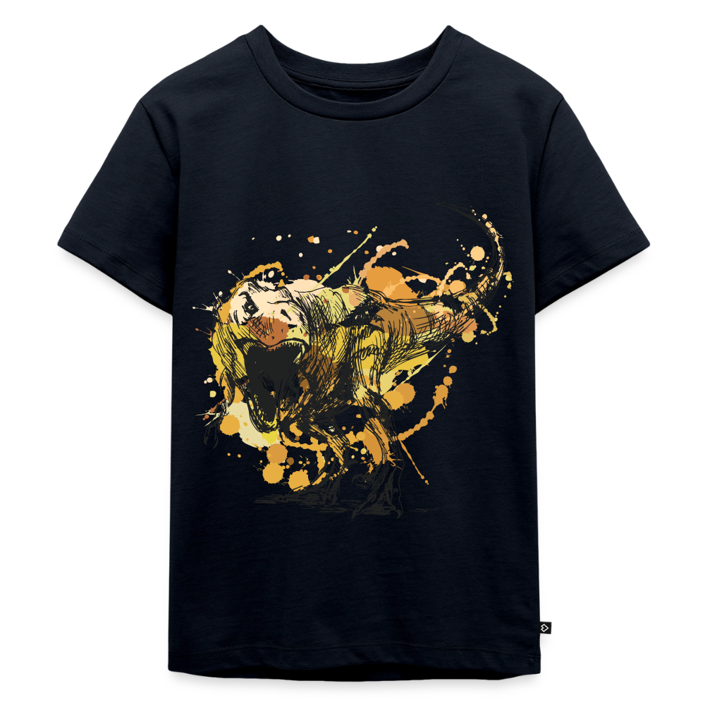 Dinosaurier Premium Kinder T-Shirt - navy