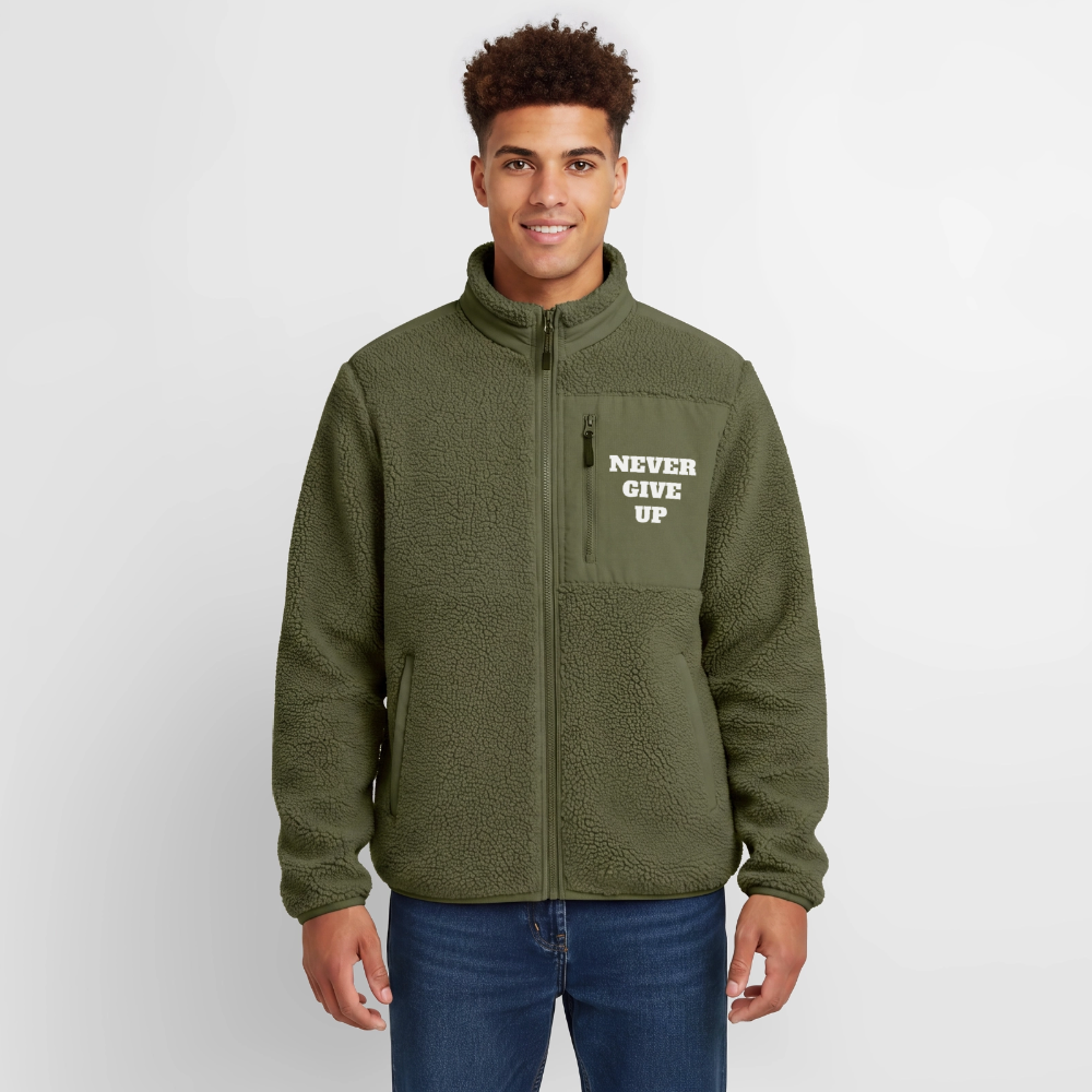 Never give up Sherpa - Jacke - khaki