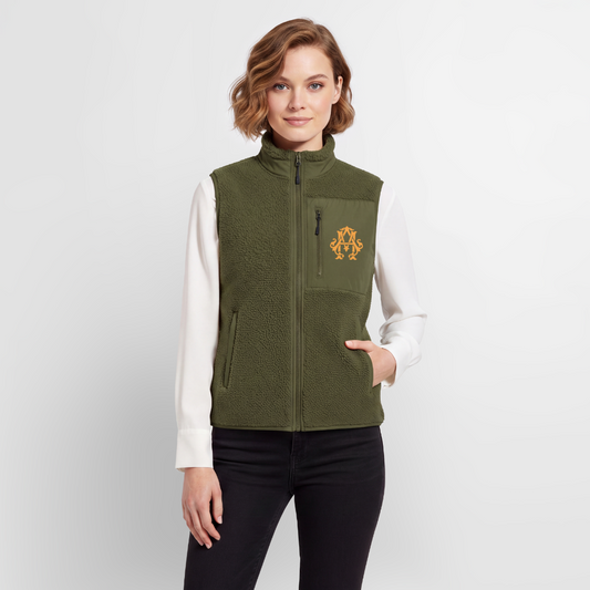 adligemotivations Logo Sherpa - Weste - khaki