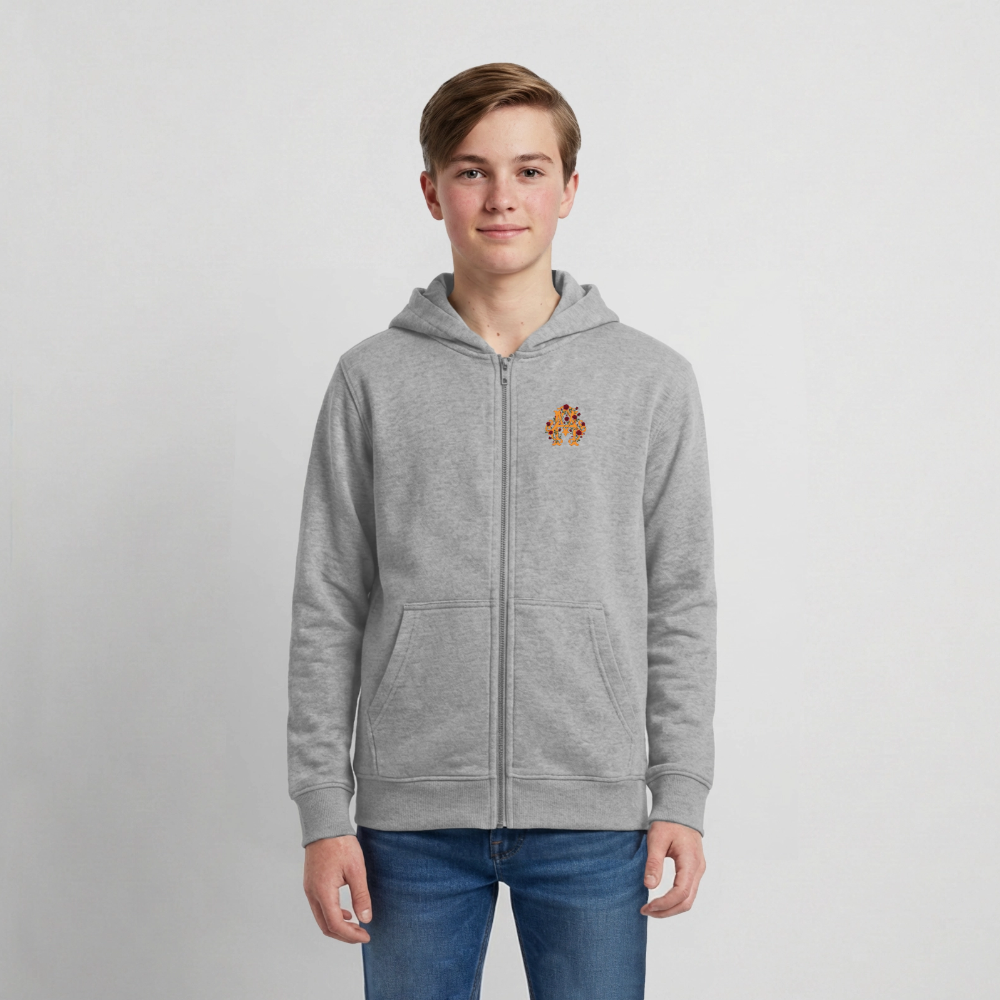 FAITH, HOPE, LOVE Premium Kapuzenjacke - heather grey
