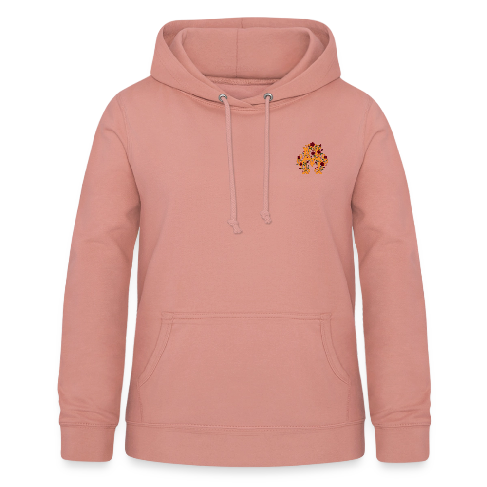 FAITH, HOPE, LOVE Hoodie - dusky rose