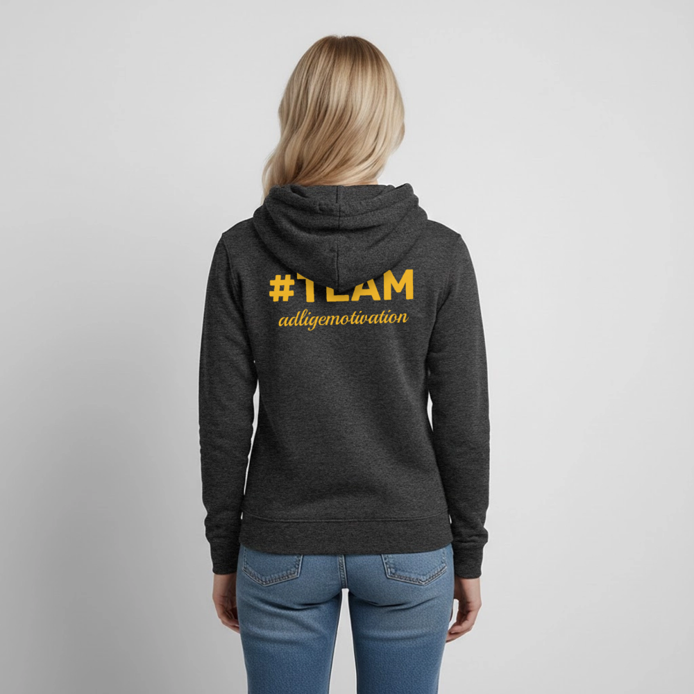 #TEAM adligemotivation Logo Hoodie - charcoal grey