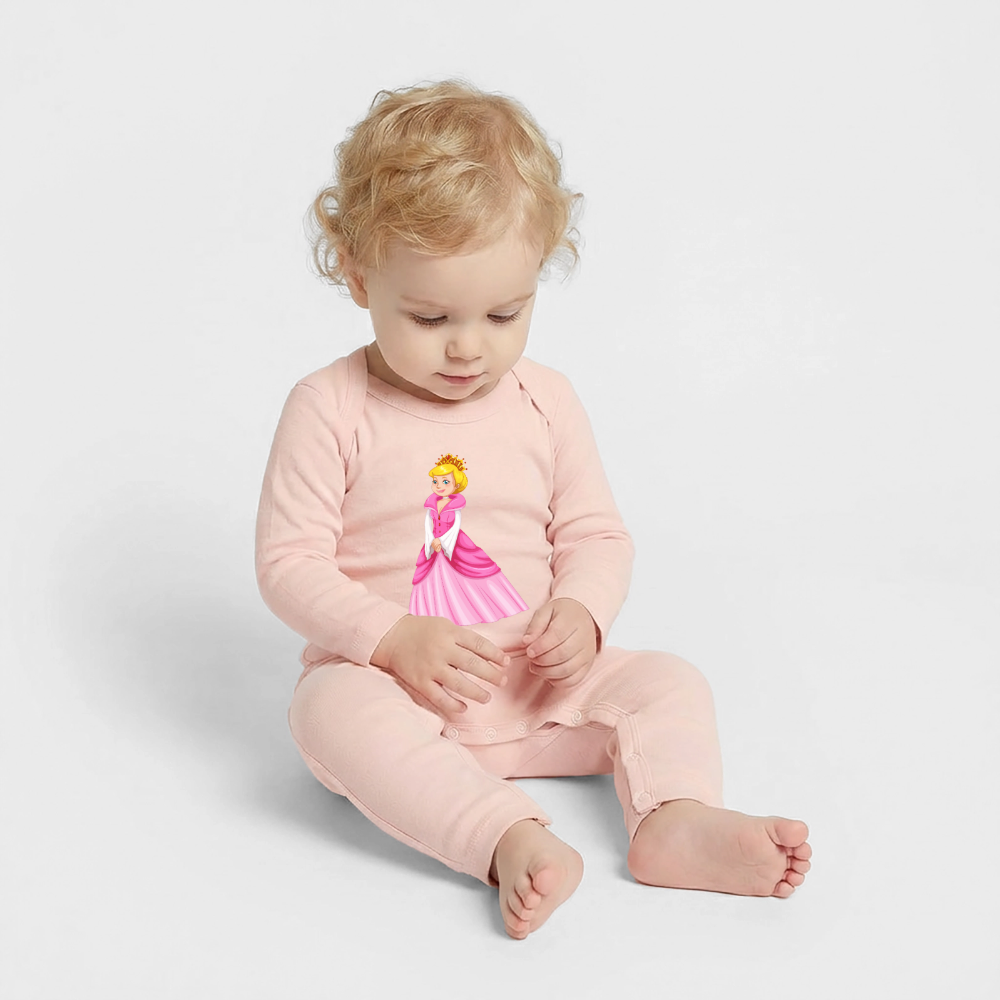 Prinzessin Premium Baby Strampler - crystal pink