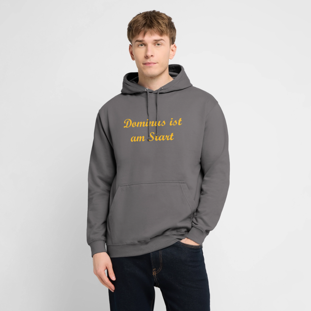 Dominus ist am Start Hoodie - elephant grey