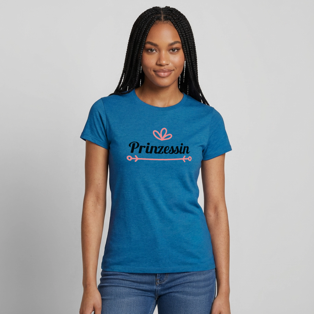 Prinzessin T-Shirt - antique blue sapphire heather