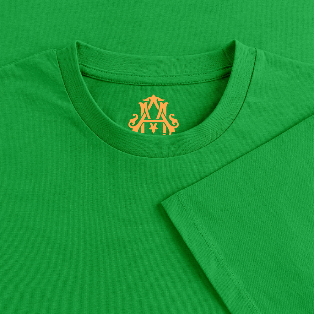 Zitat Aufdruck Premium T-Shirt - green