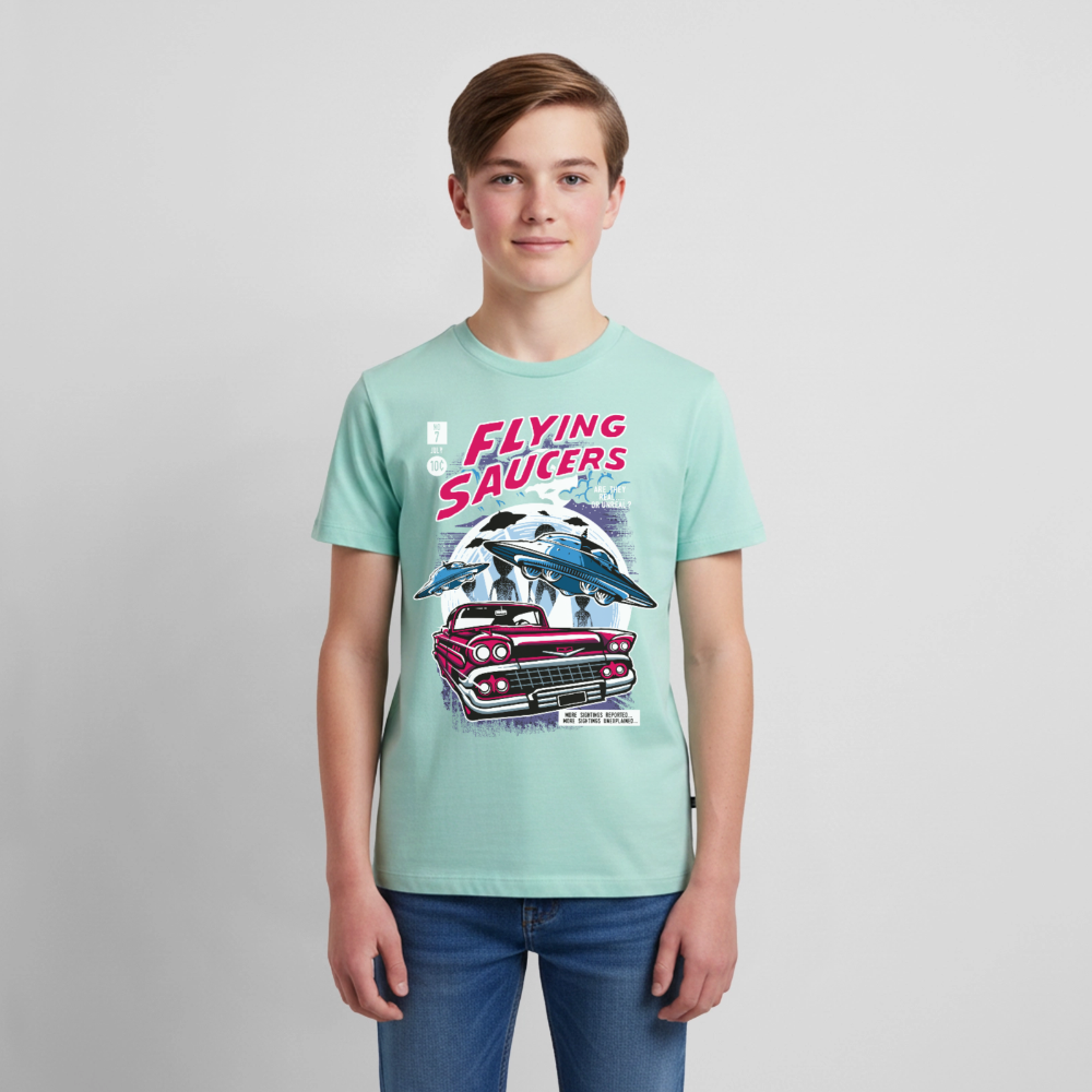 FLYING SAUCERS Premium Teenager T-Shirt - mint 