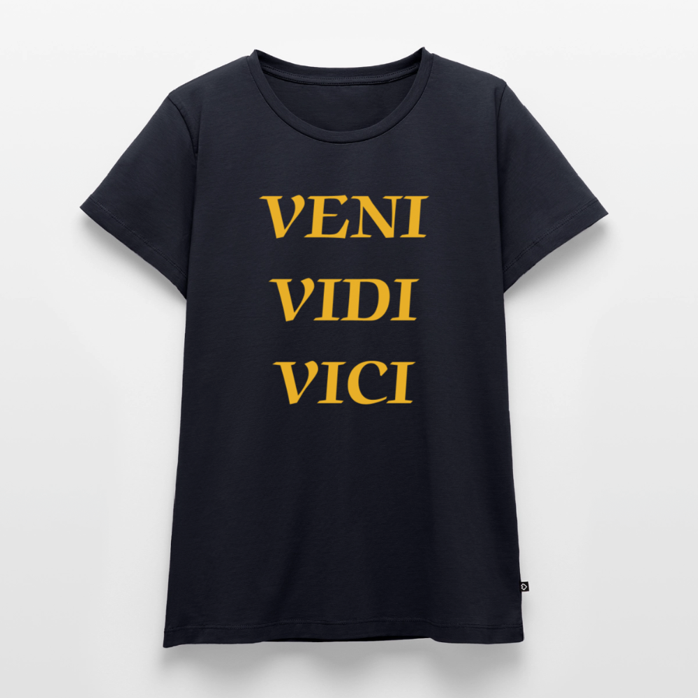 Veni, vidi, vici Premium T-Shirt Woman - navy